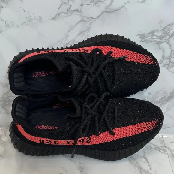 Adidas Yeezy Boost 350 V2 Core Black Red - Picture 11 of 11